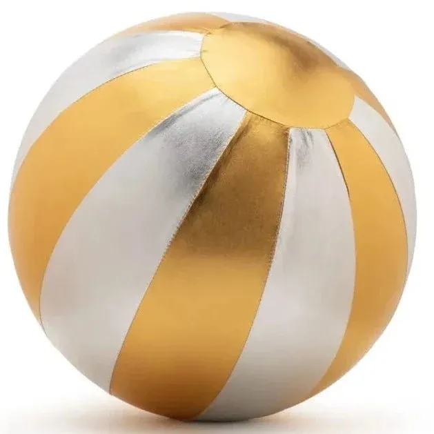 RATATAM KIDS - Ballon Cirque Or Et Argent En Tissu À Gonfler 40 Cm