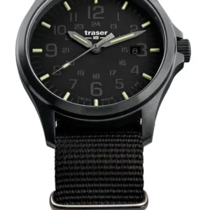 Traser P67 Officer Pro Herrenarmbanduhr mit schwarzem Zifferblatt und NATO-Armband
