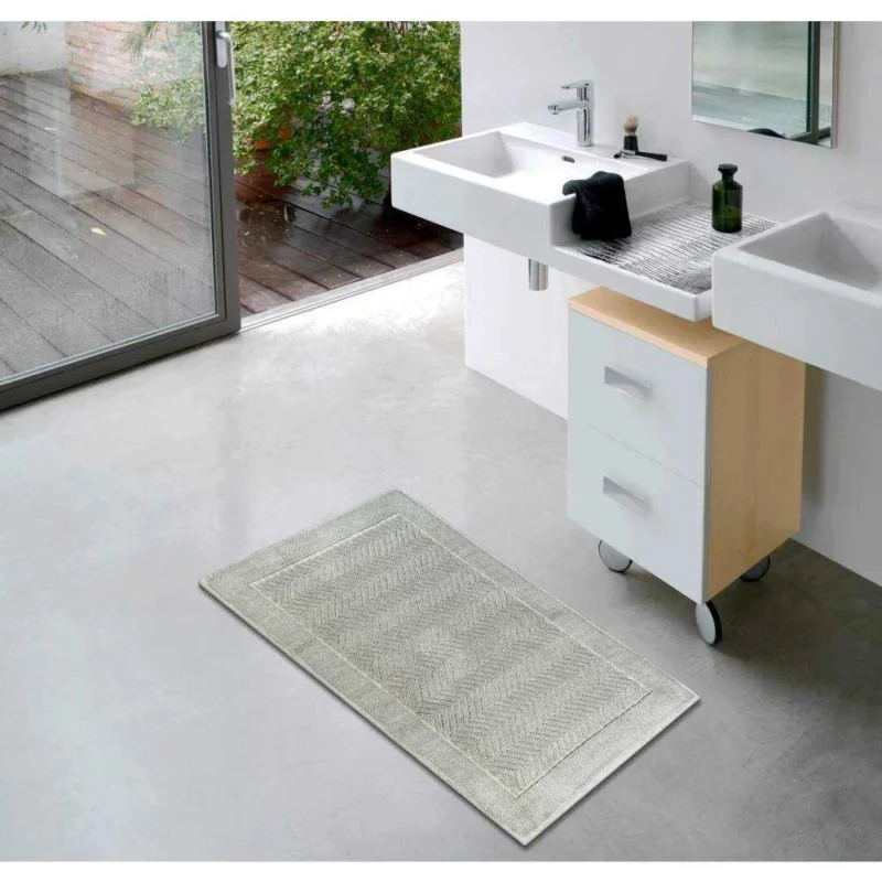 etérea Baumwolle Badteppich #farbe_50x80-cm