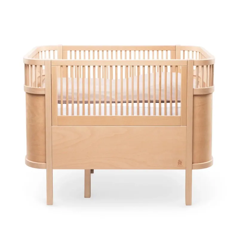 SEBRA - Lit Bébé évolutif Sebra en Bois 70x110 cm - Hêtre