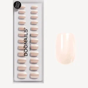 Prosecco Short Square Soft Gel Press Ons - Doonails