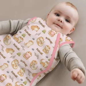 Custom Name Clueless Beardie Bamboo Sleep Bag