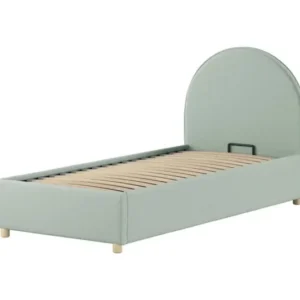VIPACK - Lit LUNE Stockage 90 X 200 Cm Vert