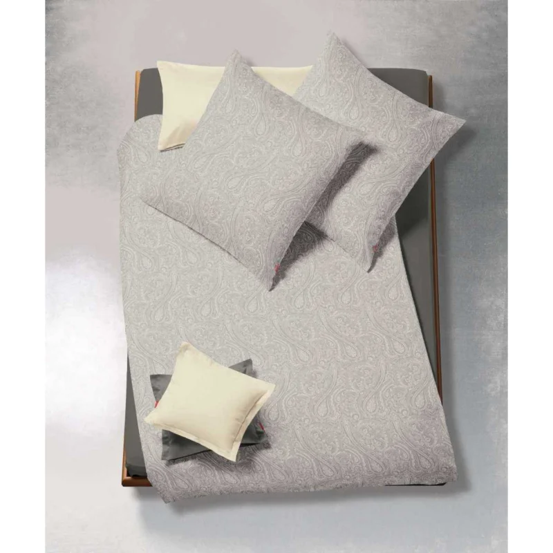 fleuresse Damast Bettwäsche #farbe_155x200-cm-+-80x80-cm